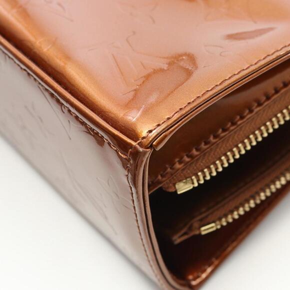 LOUIS VUITTON Brown Leather Tote Bag - Picture 9 of 10